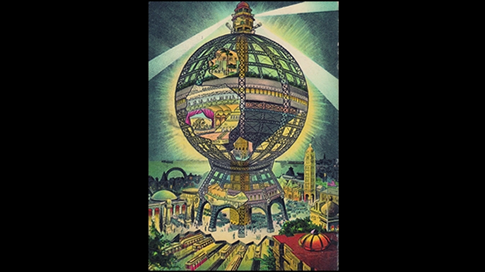 Samuel Friede's Coney Island Globe (Courtesy Metropolis Books)