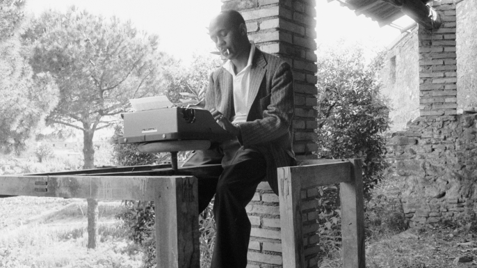 Ralph Ellison in Italy, 1957.