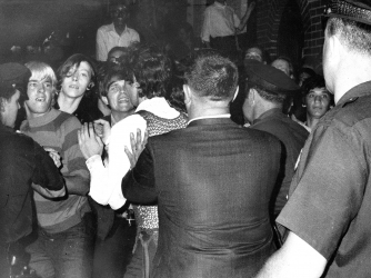 Stonewall Inn nightclub raid. (Credit: NY Daily News Archive/Getty Images)