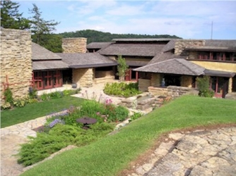 Frank Lloyd Wright's Taliesin. (Credit: Public Domain)