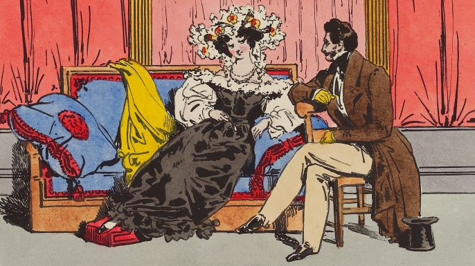 1849 lithograph from the New York Public Library. (Credit: Smith Collection/Gado/Getty Images).