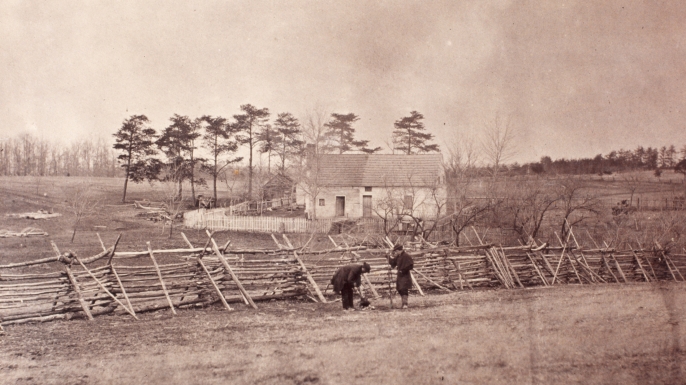 During the First Battle of Bull Run Federal soldiers fought Confederates under the command of Brigadier General Nathan G. Evans here, in Manassas, Virginia. (Credit: CORBIS/Corbis via Getty Images)