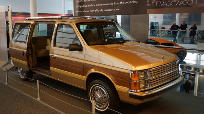 1984 Dodge Caravan at the Walter P. Chrysler Museum. (Credit: Greg Gjerdingen/Flickr Commons/CC BY 2.0)