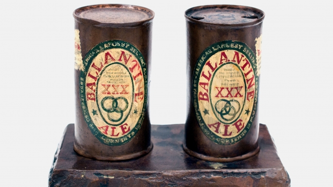 Painted Bronze (Ballantine Ale) by Jasper Johns. (Credit: Peter Horree/Alamy Stock Photo)