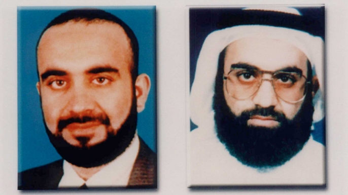 FBI composite photo of Khalid Sheikh Mohammed, released by the U.S. in October 2001.