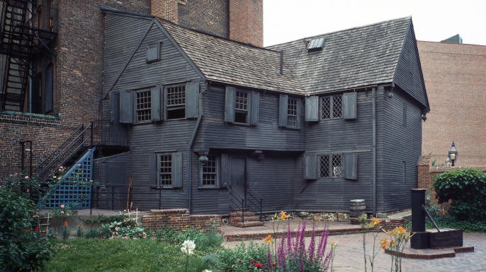 The historic Paul Revere House in Boston. (Credit: VCG Wilson/Corbis via Getty Images)
