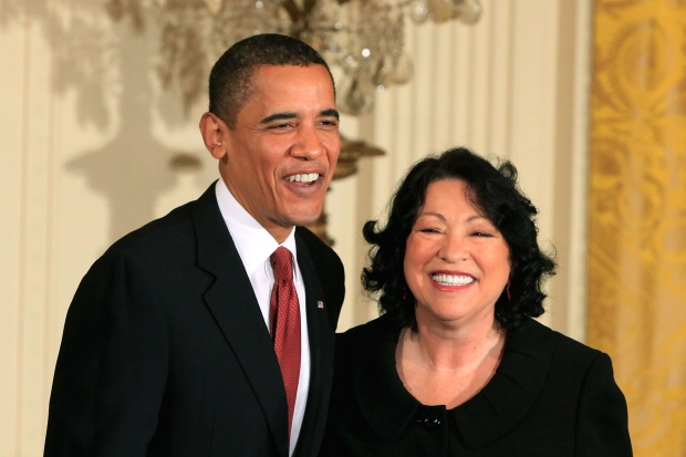 Obama and Sonia Sotomayor Photo
