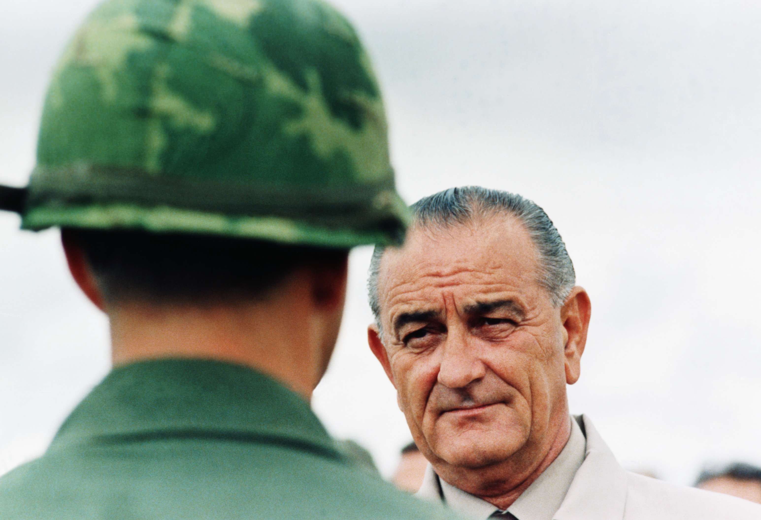 President johnson reacting to war news Vietnam War Presidents And