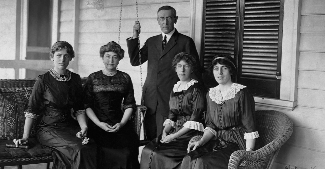 governorwoodrowwilsonandfamily Woodrow Wilson Pictures Woodrow