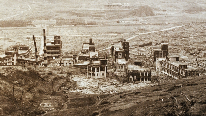 nagasaki medical college, atomic bomb, 1945, world war II, nagasaki