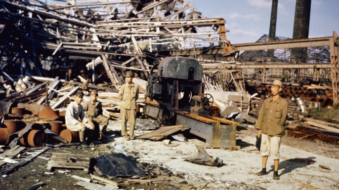 japanese soldiers, 1945, nagasaki, atomic bomb, world war II