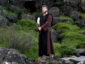 Haukur Dor Bragason, a member of the Asatru Association, attends the 2012 ceremony. (Credit: STRINGER/Reuters/Corbis)
