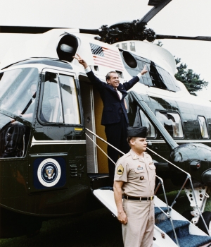 nixon salute