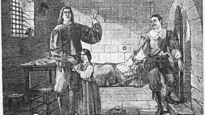 Bunyan in prison.