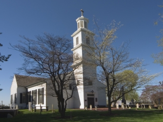 St. John’s Church in Richmond, where Henry gave his speech. (Credit: MyLoupe/UIG via Getty Images))