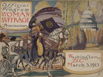 Program for the 1913 suffrage march in Washington, D.C.