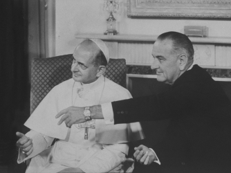 vatican, pope paul vi, lyndon johnson