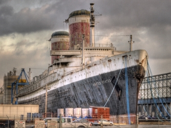 Current view of the SS United States. (Credit: SS United States Conservancy)