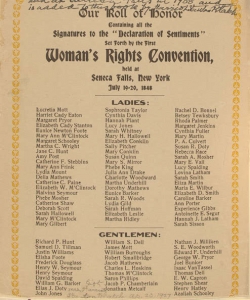women's suffrage