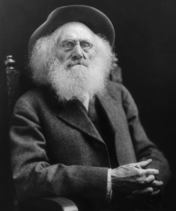 American Oregon Trail pioneer and writer Ezra Meeker.