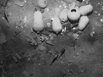 Artifacts found in the wreckage of Spanish galleon San Jose. (Credit: Colombian Ministry of Culture)