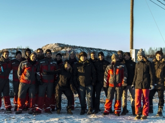 The Bridge in Ice team. (Credit: Bridge in Ice/http://www.facebook.com/bridgeinice)