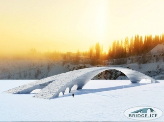 3D Sketch of the Bridge in Ice. (Credit: Bridge in Ice/http://www.facebook.com/bridgeinice)