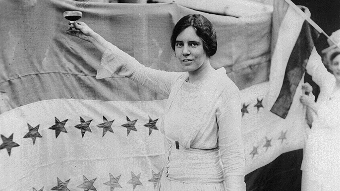 Alice Paul, American suffragist, 1920. (Credit: Universal History Archive/Getty images)