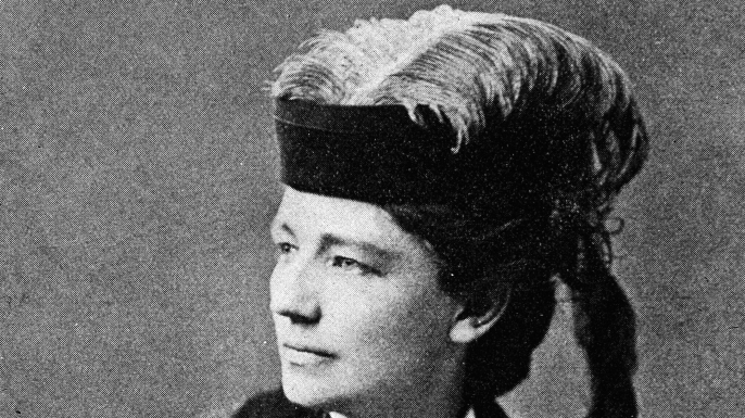 Portrait of Victoria Claflin Woodhull, the first woman to run for U.S. president from a nationally recognized ticket as the candidate of the Equal Rights Party in 1872. (Credit: Hulton Archive/Getty Images)