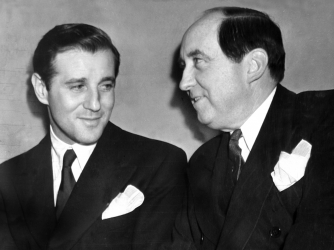 Benjamin (Bugsy) Siegel with his attorney Jerry Giesler. (Credit: NY Daily News Archive via Getty Images)