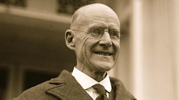 Debs after his release from prison in 19210. (Credit: Buyenlarge/Getty Images)