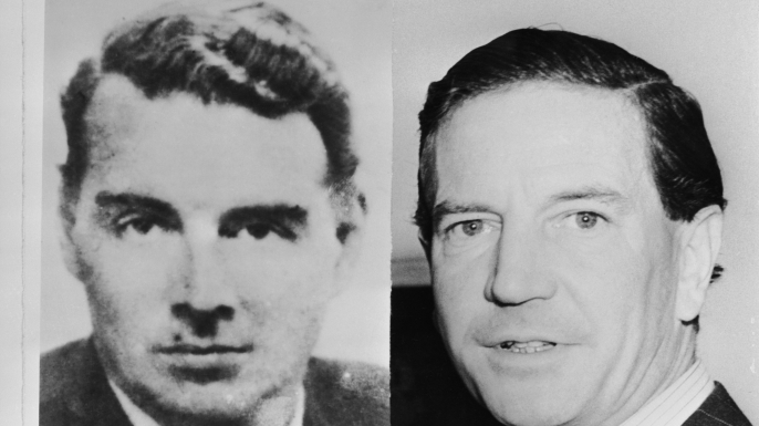 Two members of the Cambridge Five. (Credit: Hulton Archive/Getty Images)