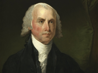 Portrait of James Madison. (Credit: Public Domain)