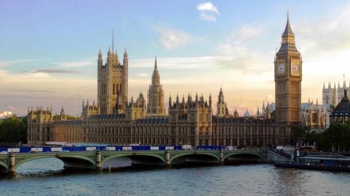 The London Houses of Parliament. (Credit: Public Domain)