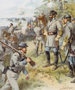 Stonewall Jackson at the First Battle of Bull Run. (Credit: Universal History Archive/Getty Images)