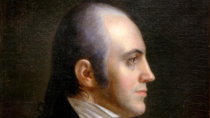 Portrait of Aaron Burr. (Credit: Public Domain)
