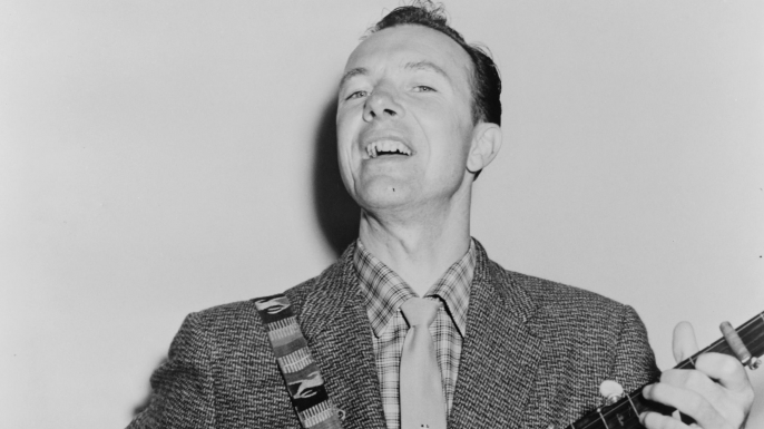 Pete Seeger in 1955.