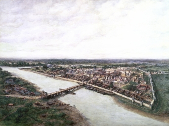 An artist's impression of Londinium. (