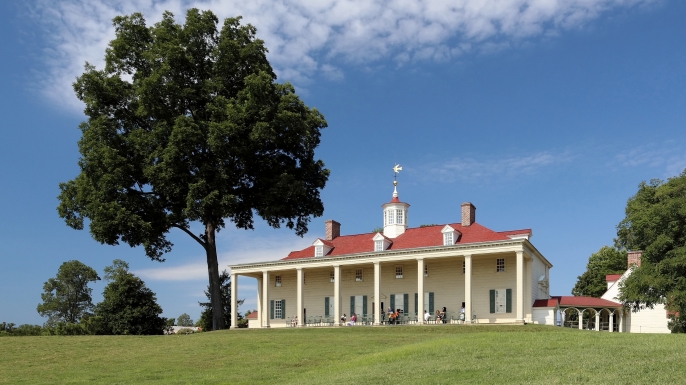 George Washington's Mount Vernon estate.