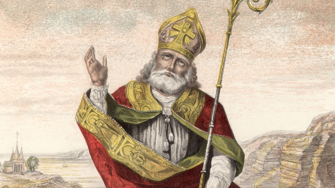 Saint Patrick. (Credit: Archive Photos/Getty Images)