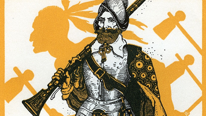Lithograph portrait of John Smith, c. 1930s. (