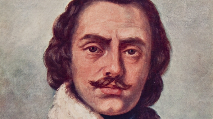 Portrait of Casimir Pulaski. (Credit: Charles Phelps Cushing/ClassicStock/Getty Images)