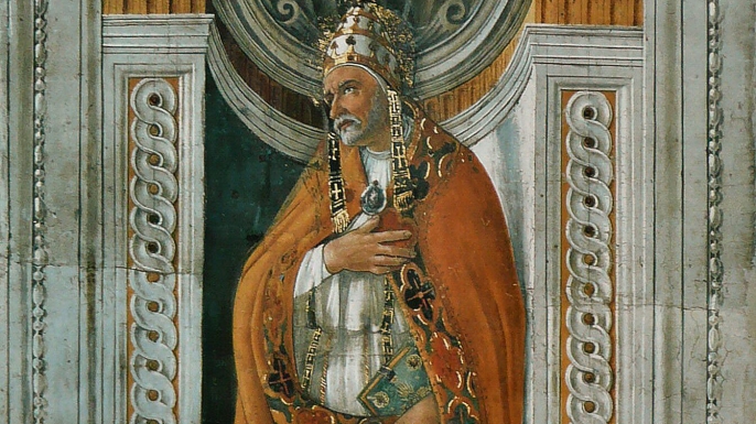 ixtus II portrait from the Sistine Chapel.