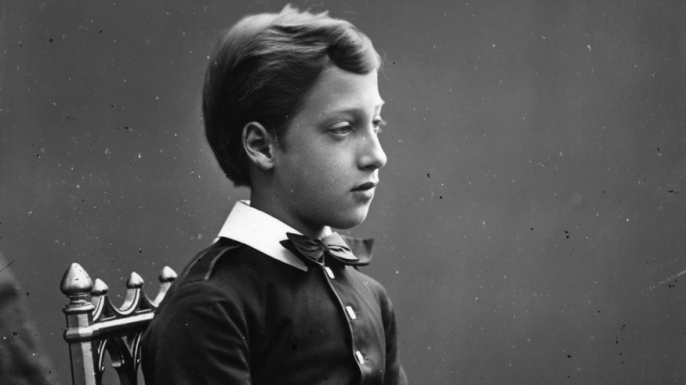 Prince Albert Victor, c. 1870.