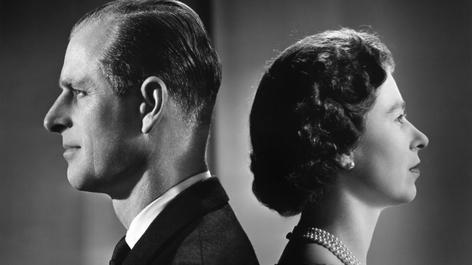 Queen Elizabeth II and Prince Philip, Duke of Edinburgh in 1958.