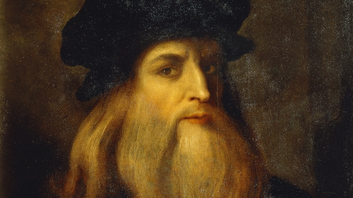 Self-portrait by Leonardo da Vinci.