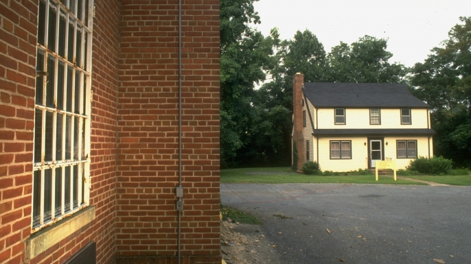 The curator's cottage built to house the National Gallery of Art treasures in doomsday scenario, now Maier Museum of Art at Randolph-Macon Woman's College. (Credit: William F. Campbell/The LIFE Images Collection/Getty Images)