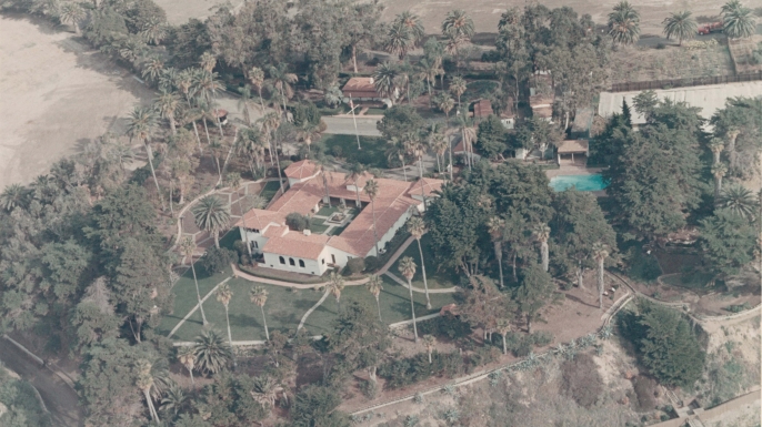 Overhead shot of La Casa Pacifica. (Credit: Public Domain)