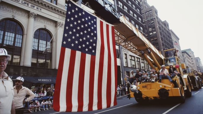 Labor Day parade in New York City, 1982. (Credit: Barbara Alper/Getty Images)