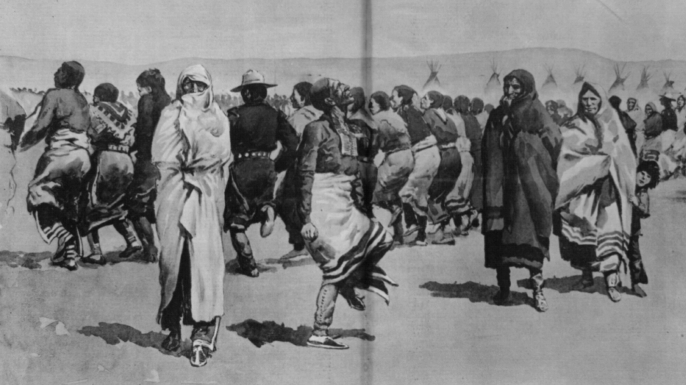 The Ghost Dance. (Credit: Library of Congress)